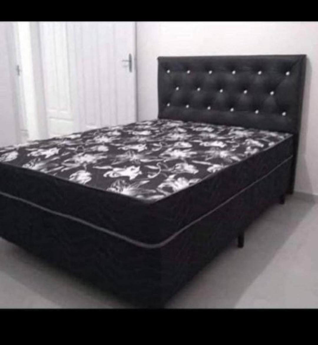 Cama conjugada casal com colchão de 20 cm